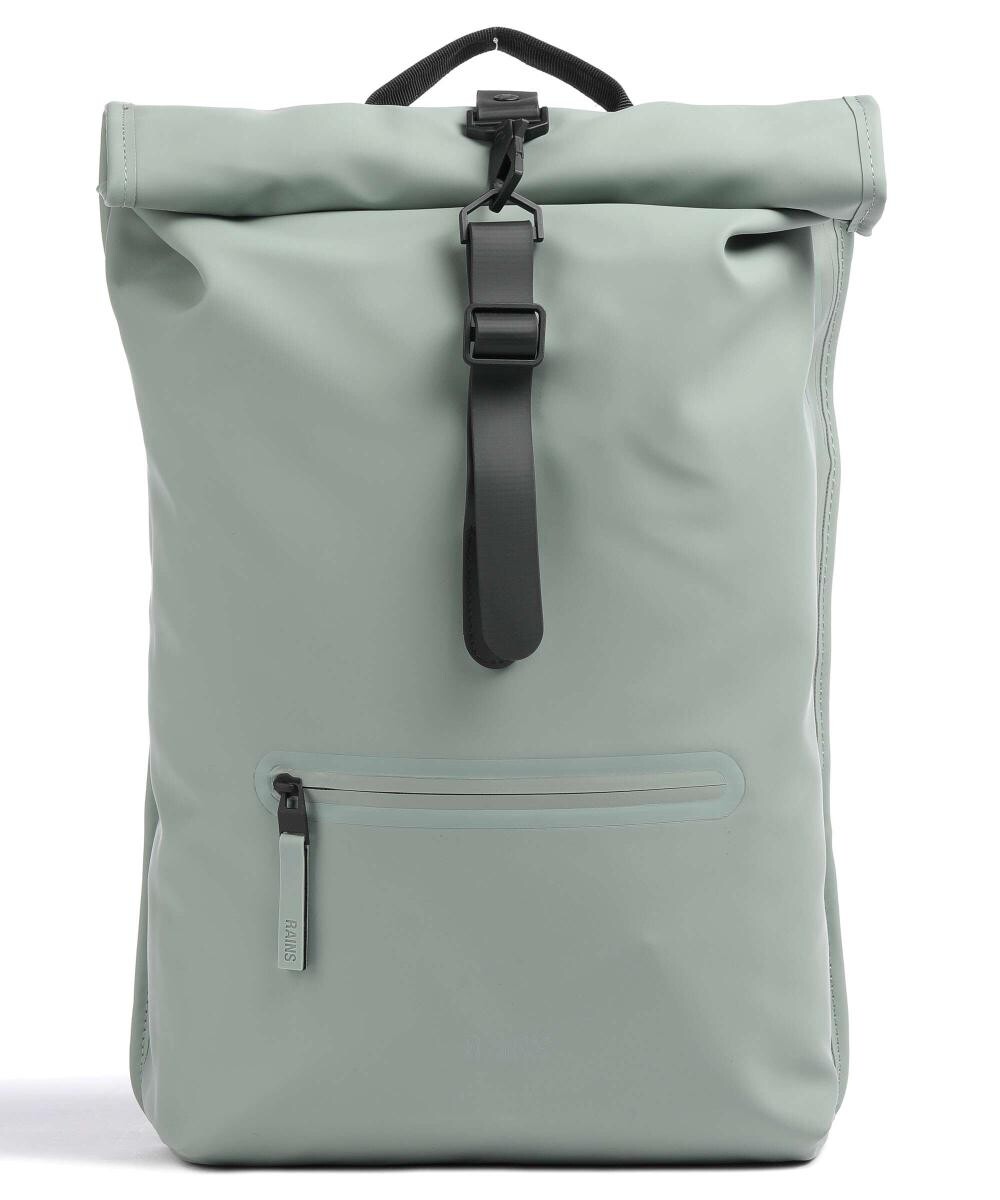 

Рюкзак Rolltop полиуретан, полиэстер Rains, зеленый
