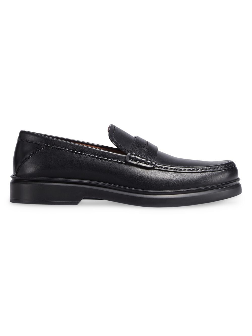 

Кожаные пенни-лоферы ZEGNA, неро