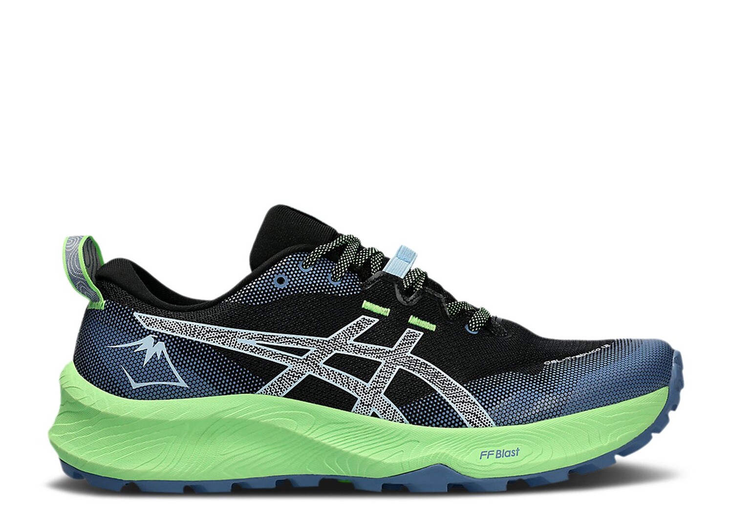 

Кроссовки ASICS Gel Trabuco 12 'Black Light Blue Green', черный