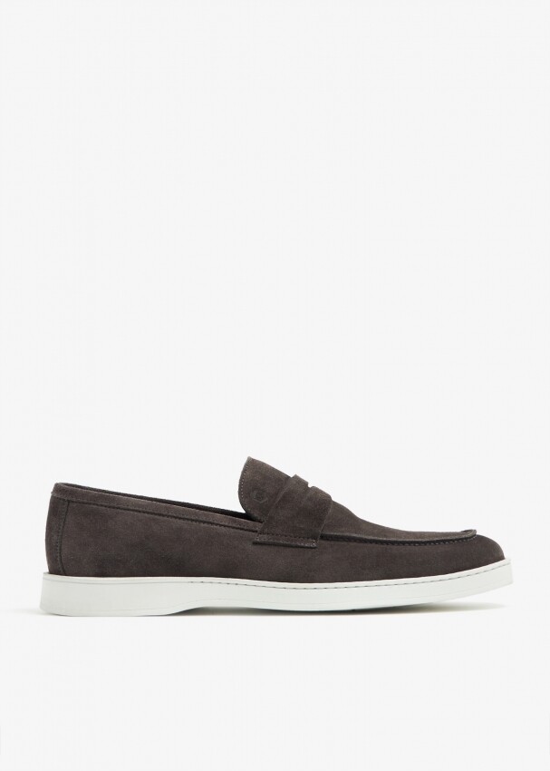 

Лоферы Mengloria Serene Suede, серый