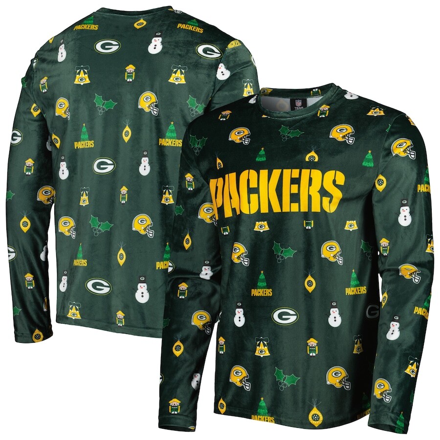 

Футболка FOCO Green Bay Packers, зеленый