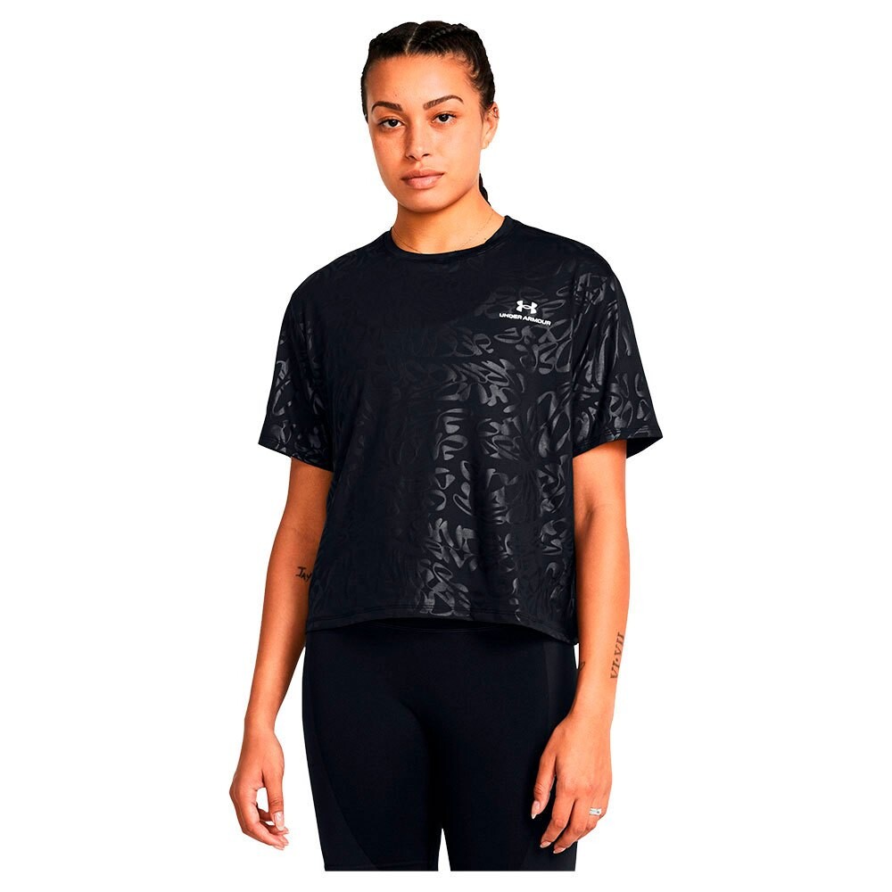 

Футболка с коротким рукавом Under Armour Vanish Energy Emboss Crop, черный