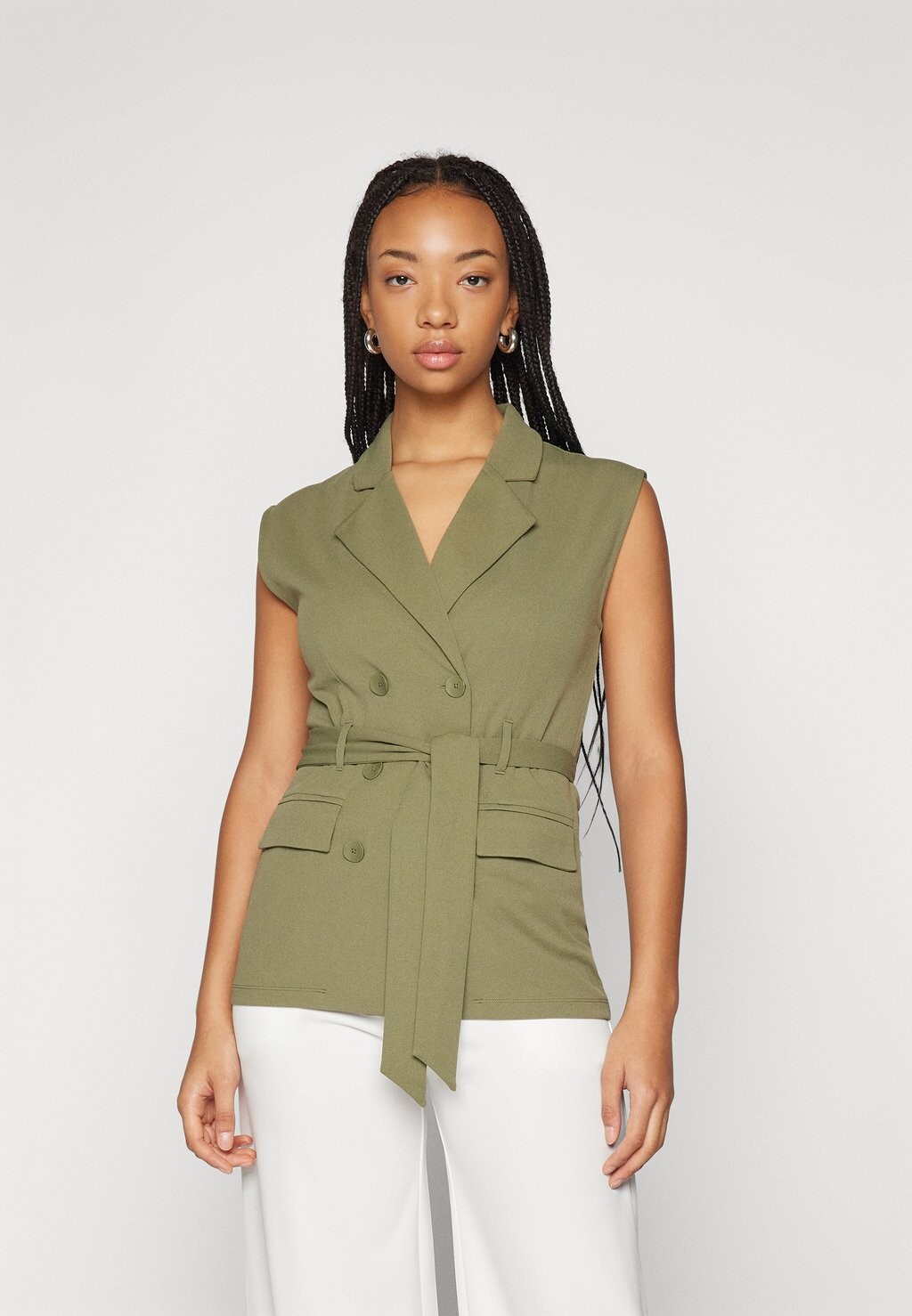 

Жилет JDYGIA LIFE BELT WAISTCOAT, цвет deep lichen green