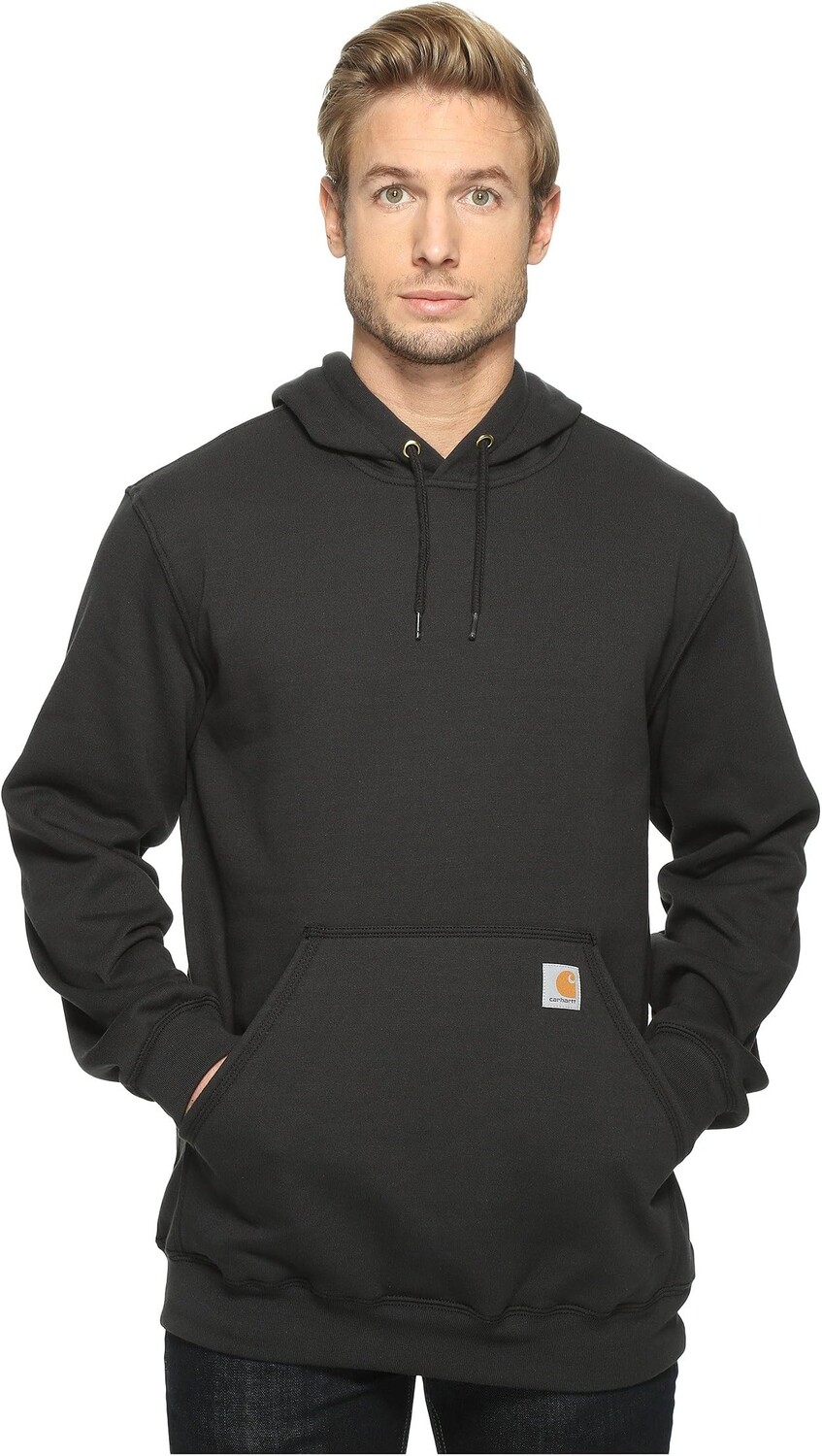 

Толстовка свободного кроя средней плотности Carhartt, черный