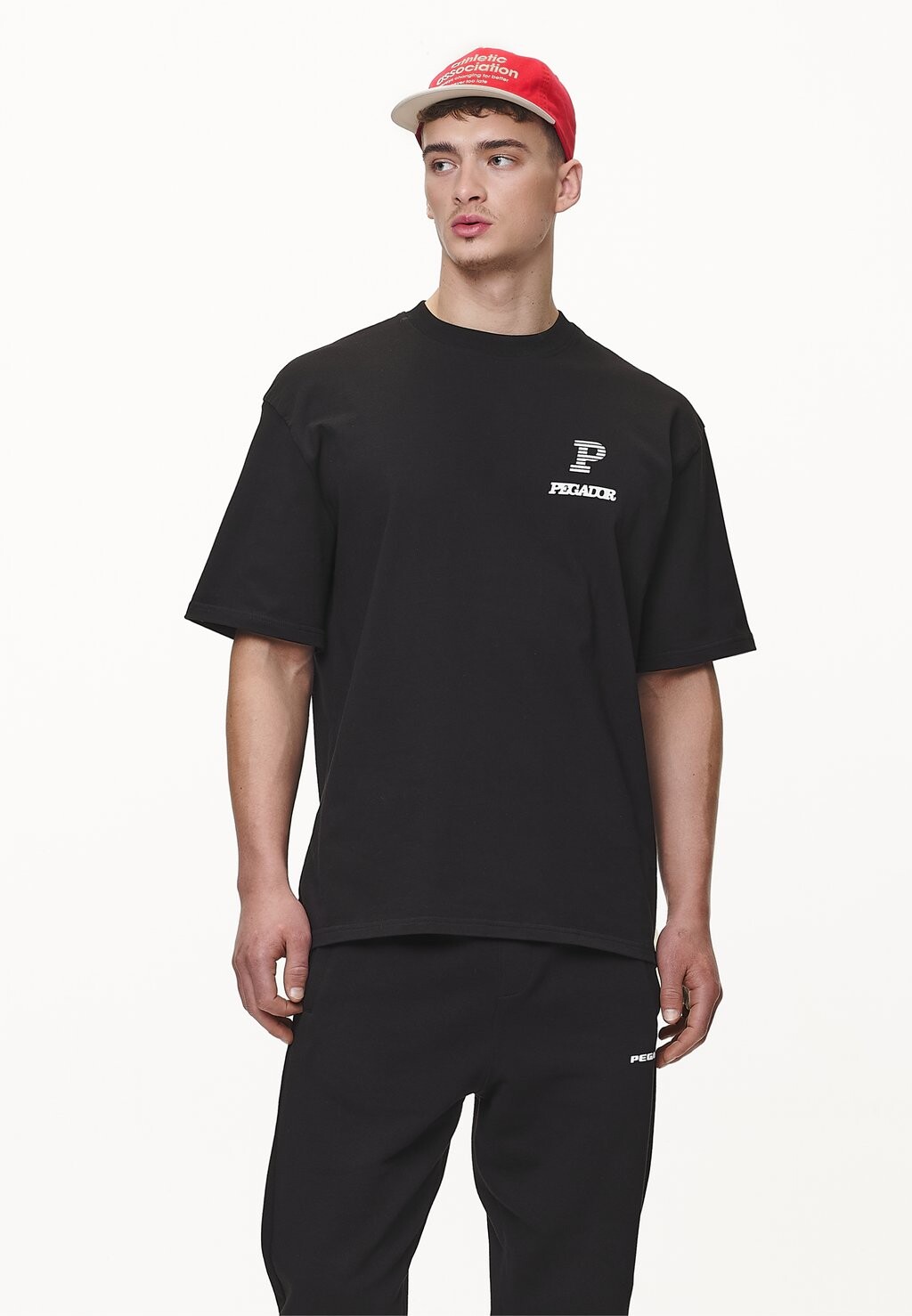 

Футболка с принтом BALDOCK OVERSIZED TEE Pegador, цвет washed black
