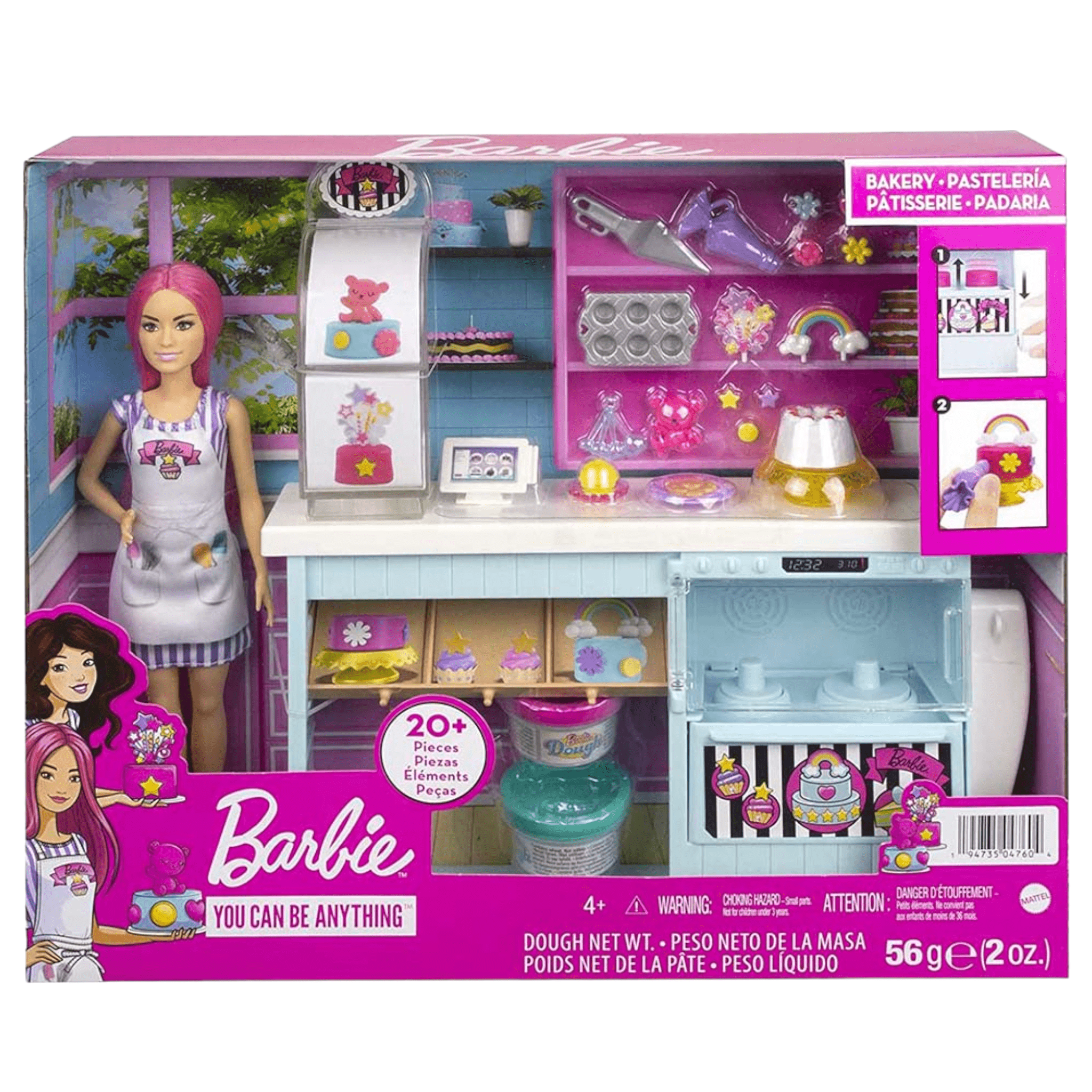 Набор игровой Barbie Petite Doll Bakery Playset – купить из-за границы  через сервис «CDEK.Shopping»