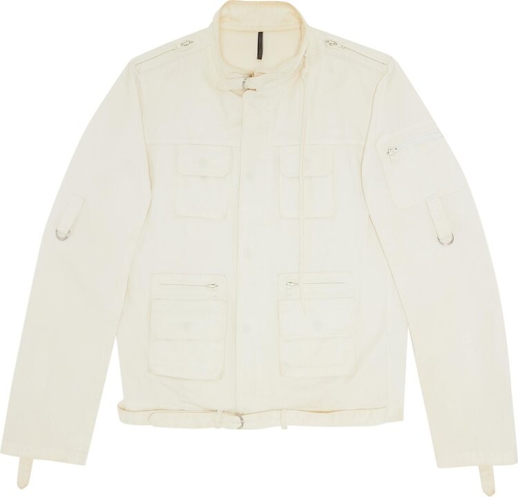 

Куртка Vintage Dior Homme 7 Pocket Zip Up Jacket 'Off White', кремовый