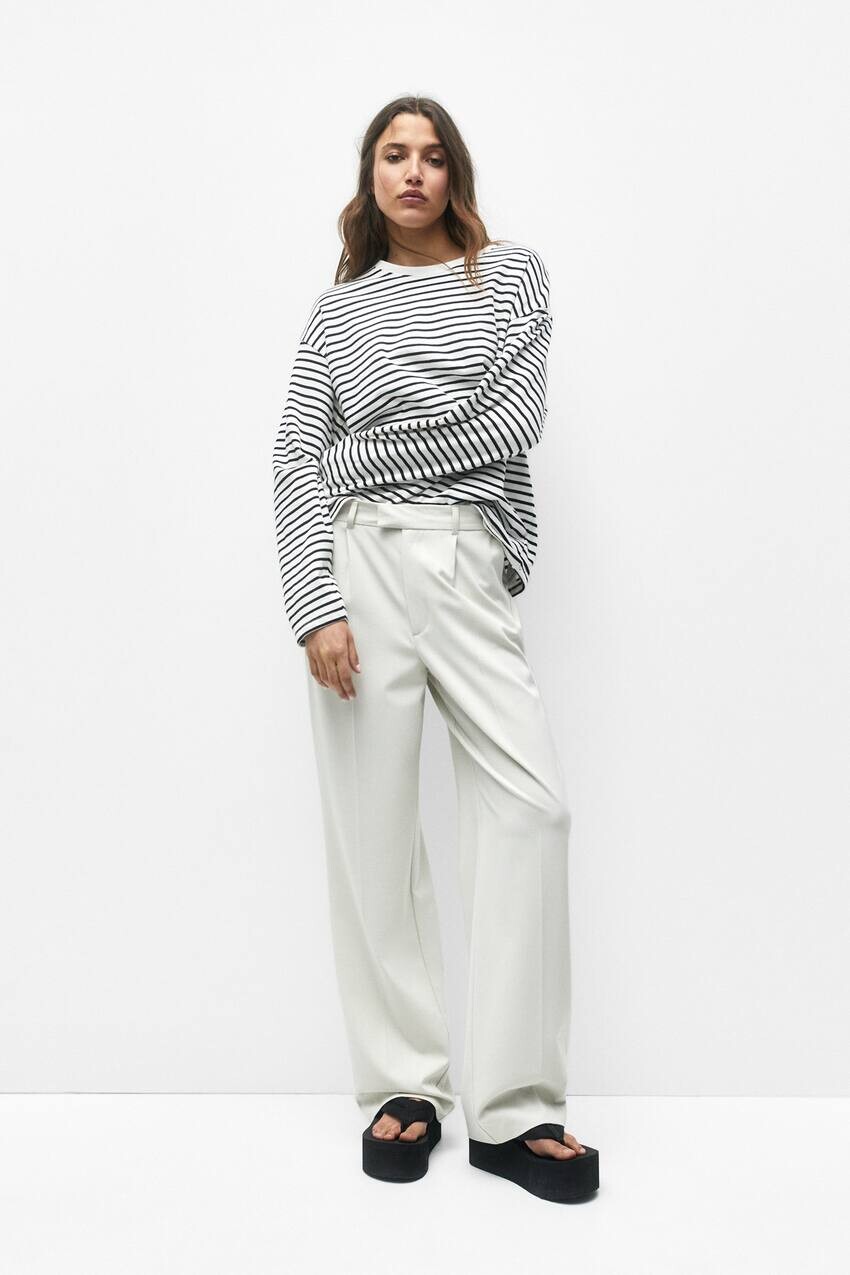 

Элегантные брюки с защипами Pull&Bear