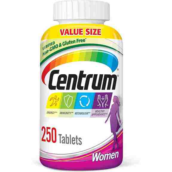 Мультивитамины Centrum Multivitamin Women с фруктовым вкусом, 250 таблеток мультивитамины centrum multigummies women 50 plus 80 мармеладных таблеток