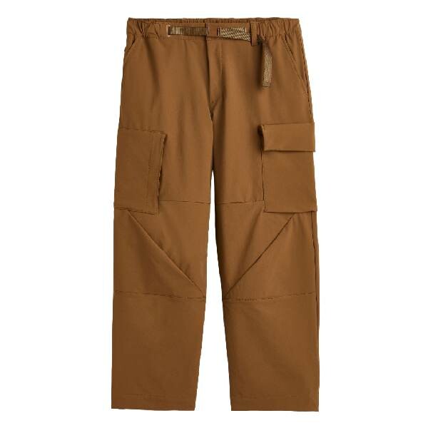 

Брюки водоотталкивающие H&M Loose Fit Water-repellent Shell Pants, коричневый