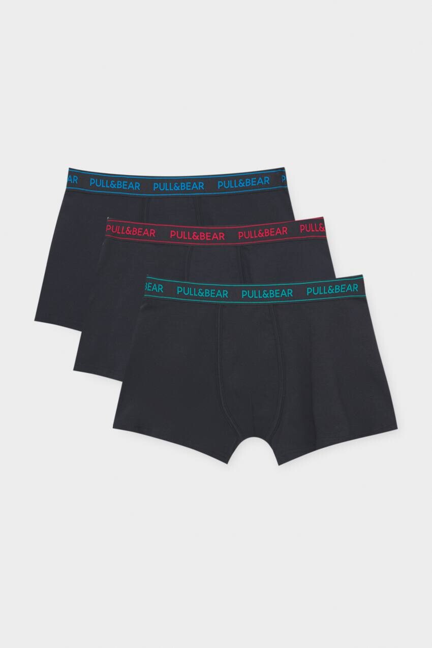 

3 комплекта цветных боксеров Pull&Bear