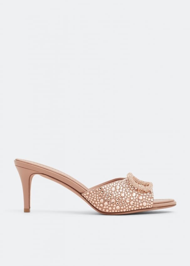 

Мюли VALENTINO GARAVANI VLogo Signature embellished mules , розовый