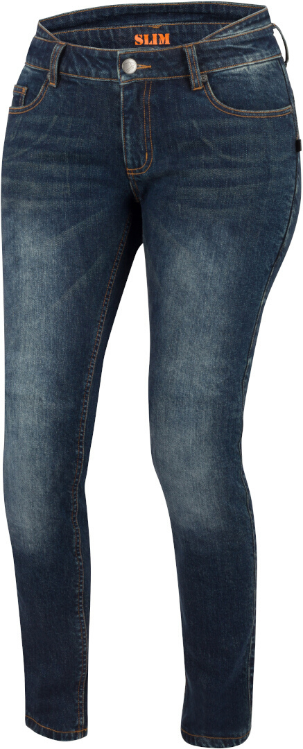 Женские мотоциклетные джинсовые брюки Bering Patricia с регулируемыми протекторами колена, синий