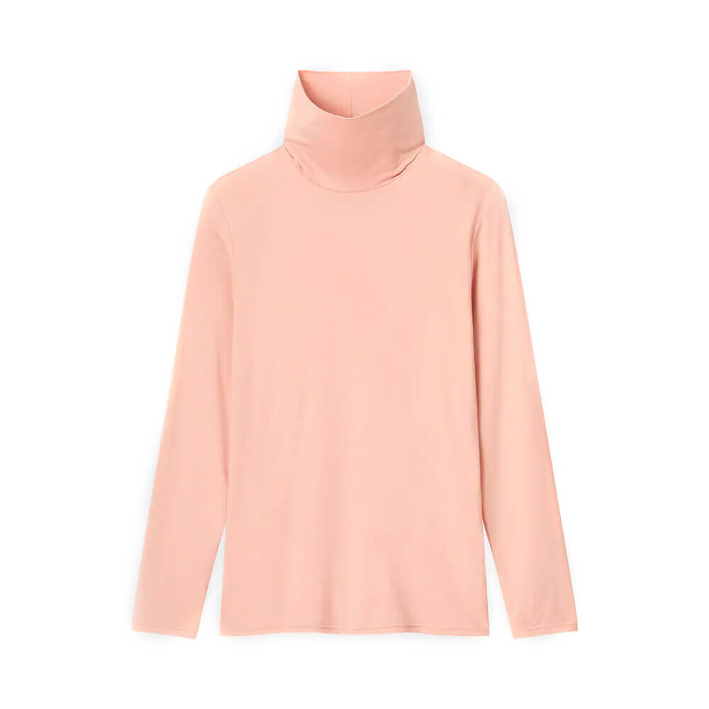 

Лонгслив Uniqlo Heattech Turtleneck Long Sleeved Thermal Top, розовый