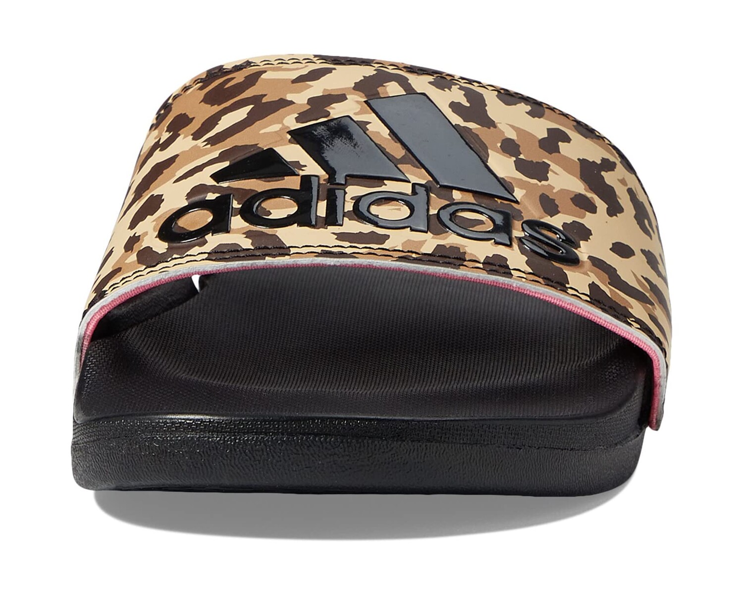

Сандалии Adidas Adilette Comfort Slides, черный/леопардовый