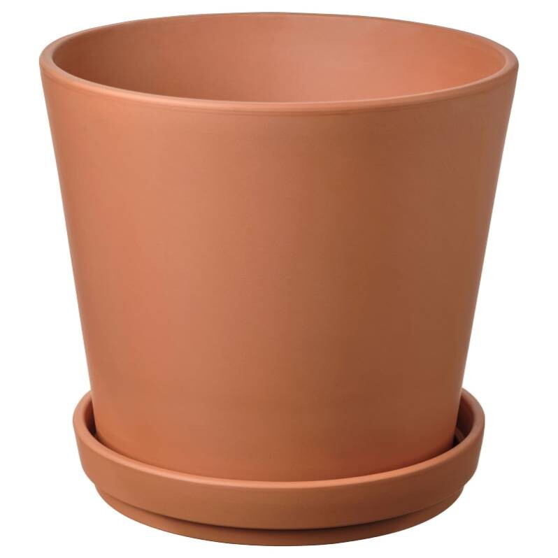 

Глиняный горшок для растений IKEA BRUNBAR Plastic Plant Pot, терракота