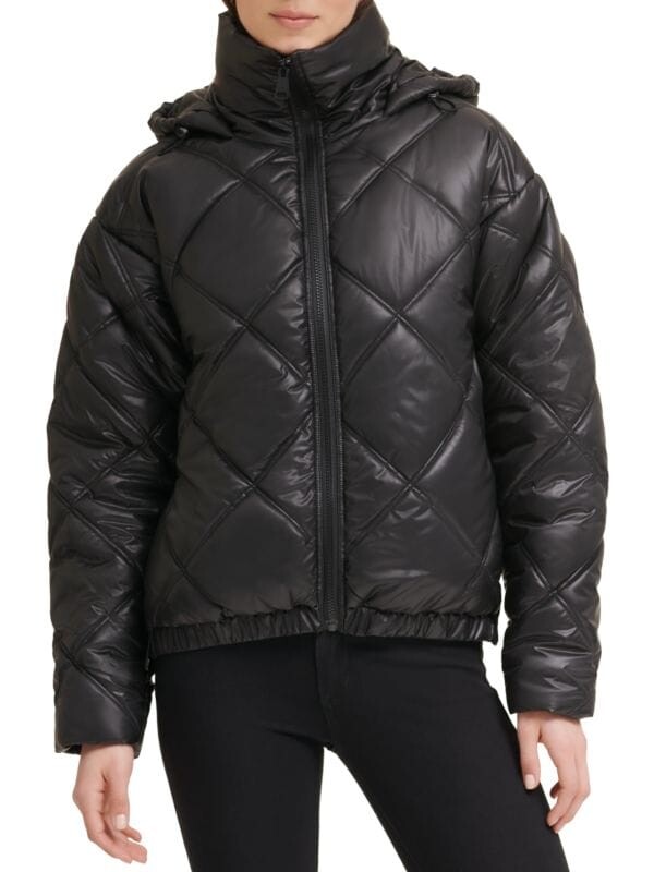 

Стеганая куртка-пуховик Kenneth Cole Black