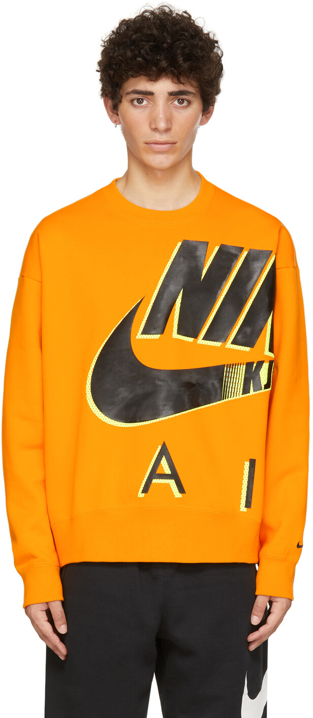 

Оранжевая толстовка Kim Jones Edition Fleece Crew NRG Nike