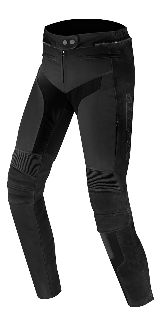 Женские мотоциклетные кожаные брюки Bogotto Tek-M водонепроницаемые, черный