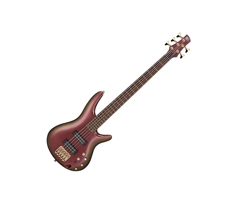 

Ibanez SR Standard 5 String Electric Bass Rose Gold Chameleon