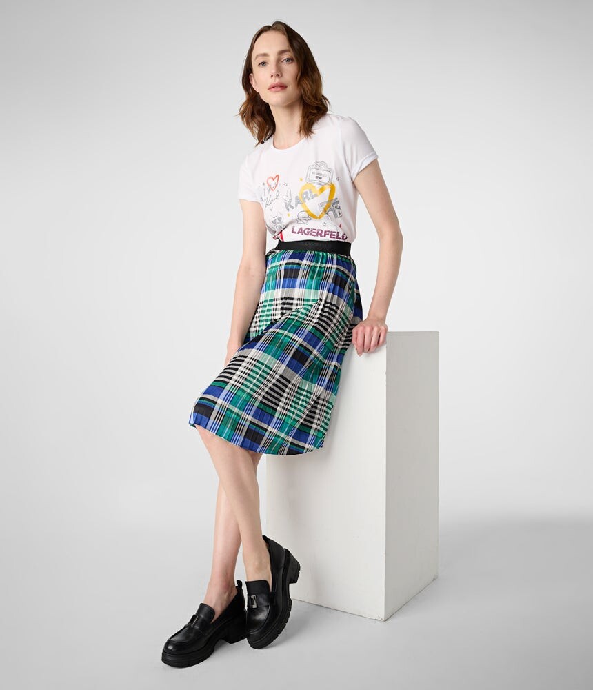 

Юбка из плитки Karl Lagerfeld, черный