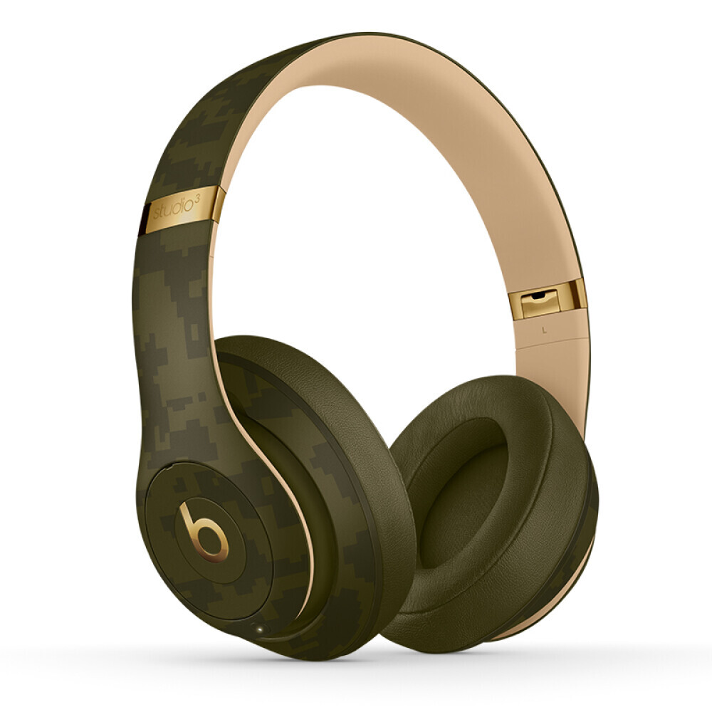 

Наушники беспроводные Beats Studio3, камуфляжно - зеленый