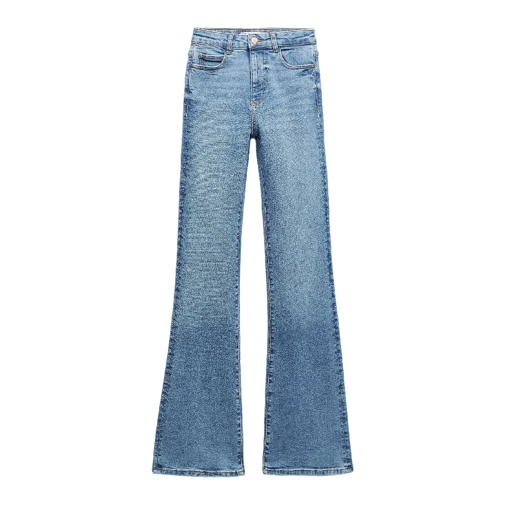 

Джинсы с высокой посадкой z1975 ZARA, синий