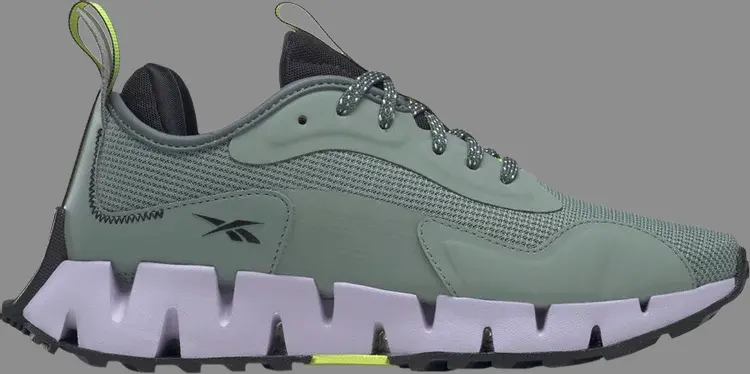 

Кроссовки wmns zig dynamica adventure 'harmony green' Reebok, зеленый