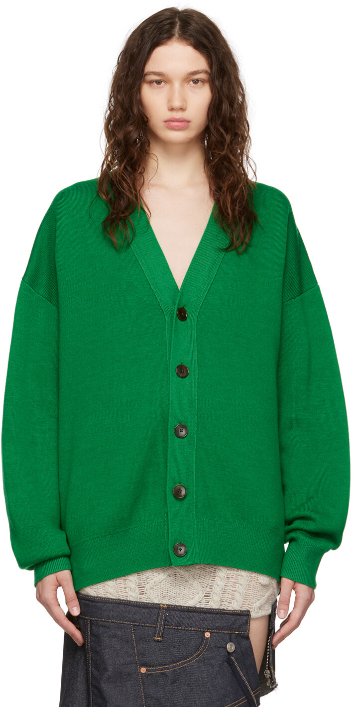 

Зеленый кардиган на пуговицах Acne Studios
