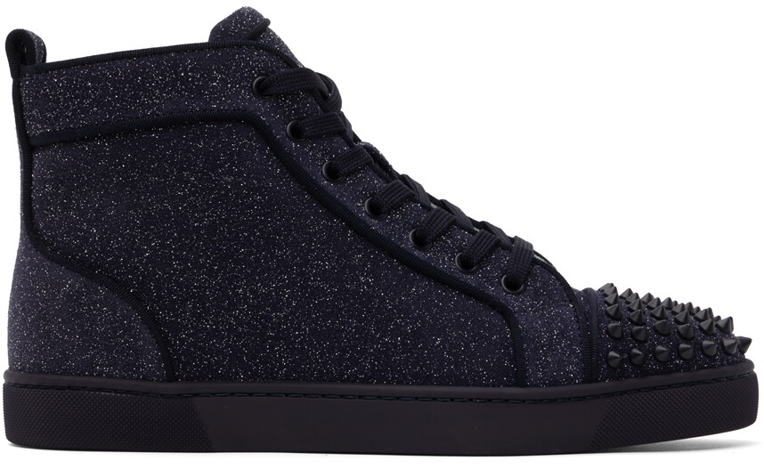 

Темно-синие кроссовки Lou Spikes Orlato Christian Louboutin