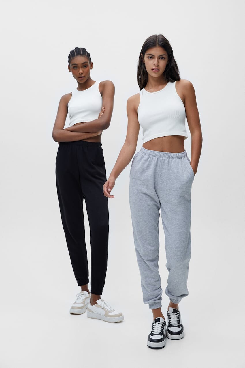 

Пакет из 2 бегунов Pull&Bear, серый