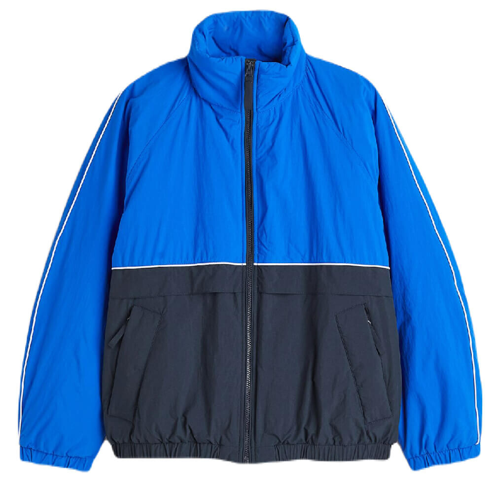 

Куртка H&M Water-repellent, черный/синий