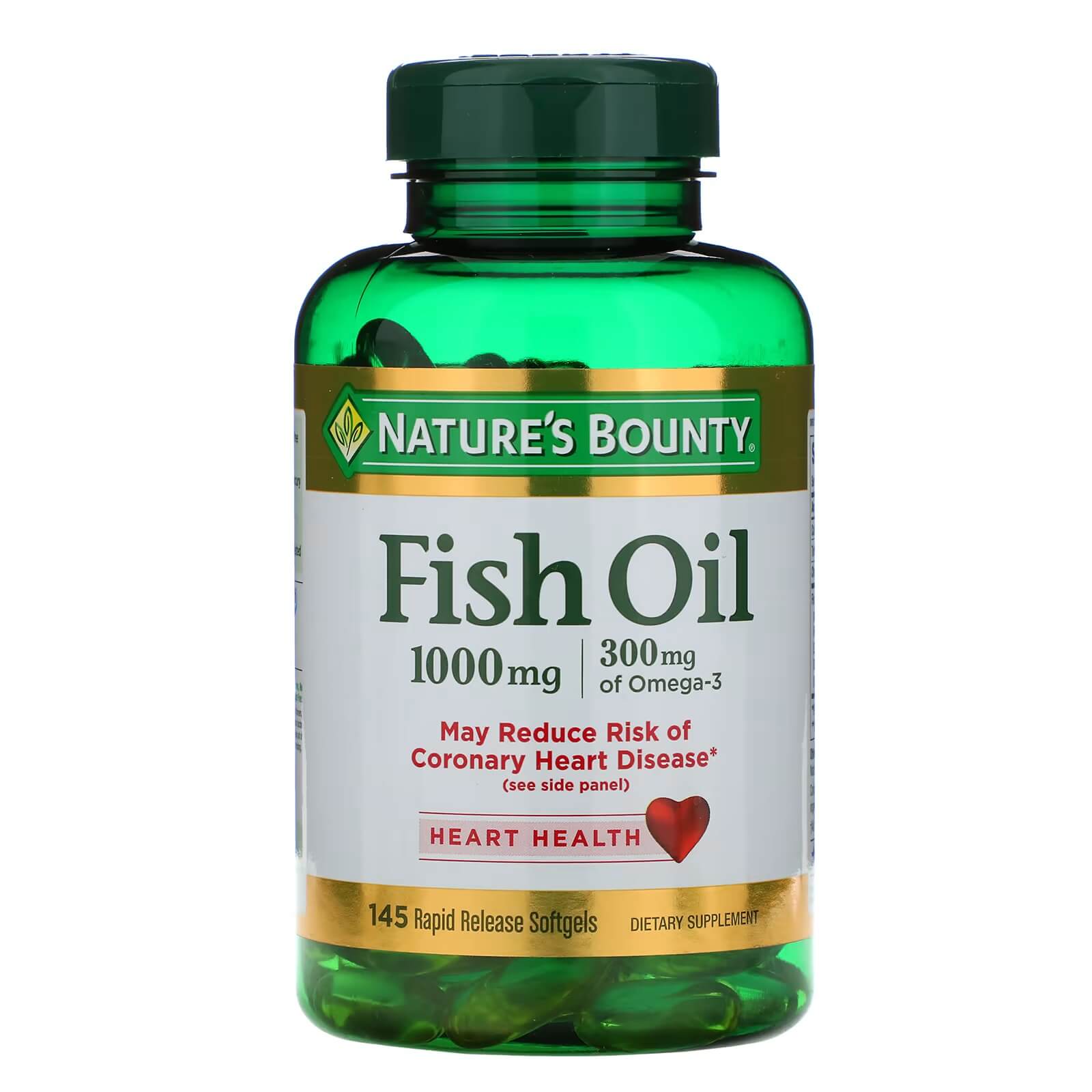 Рыбий жир 1000 мг Nature's Bounty, 145 капсул