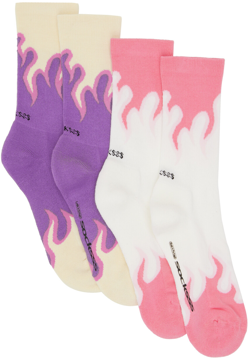 

Набор из двух разноцветных носков SOCKSSS