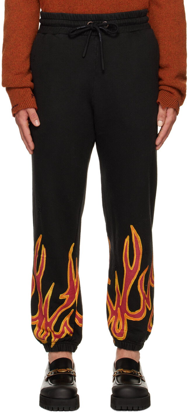 

Черные брюки Flame Lounge Palm Angels