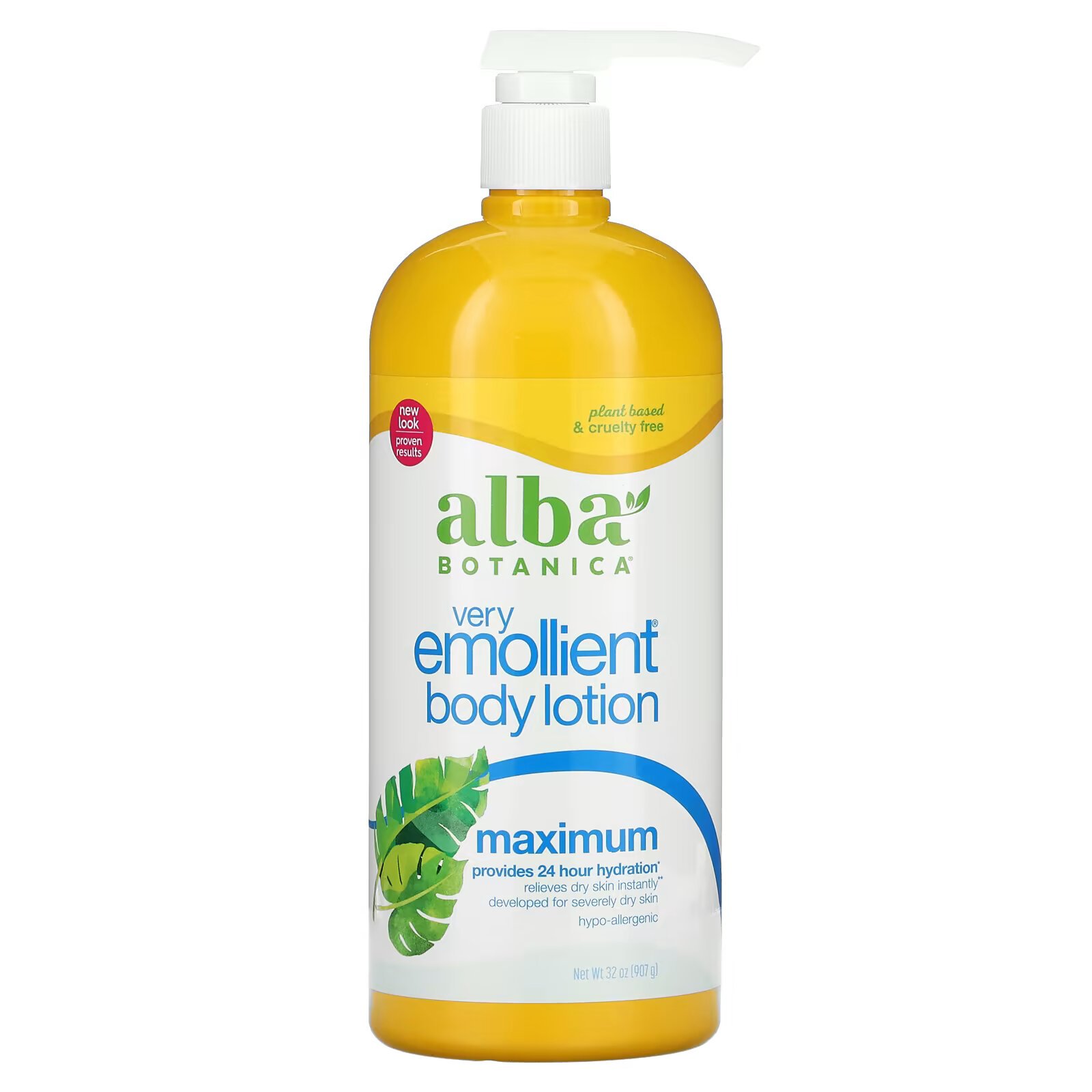 Alba Botanica, Very Emollient, интенсивный смягчающий лосьон для тела, максимальная формула, 907 г (32 унции) - фото