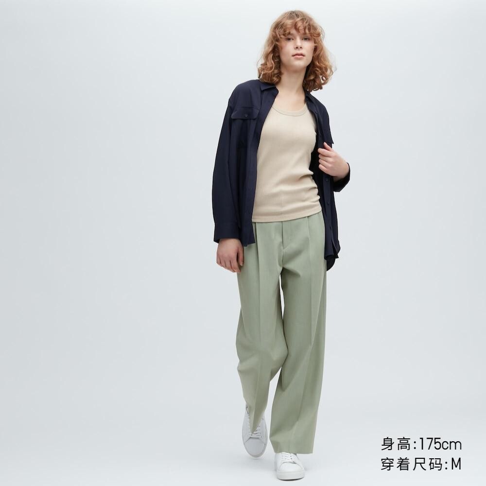 

Брюки Uniqlo, зеленый