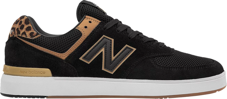 Кроссовки New Balance All Coasts 574 'Black Leopard', черный - фото