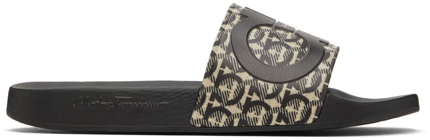 

Черные сандалии Ганчини Ferragamo