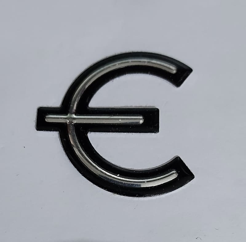 

NOS 1960-1970-х годов Epiphone "E" Накладка на грифе Логотип / значок "E" Headstock Pickguard Logo