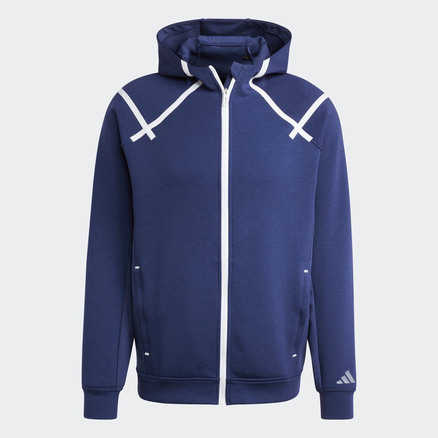 

Худи Adidas Workout Teach Not Preach Full-Zip, темно-синий