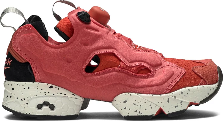 Кроссовки end x instapump fury og 'pink salmon' Reebok, розовый - фото