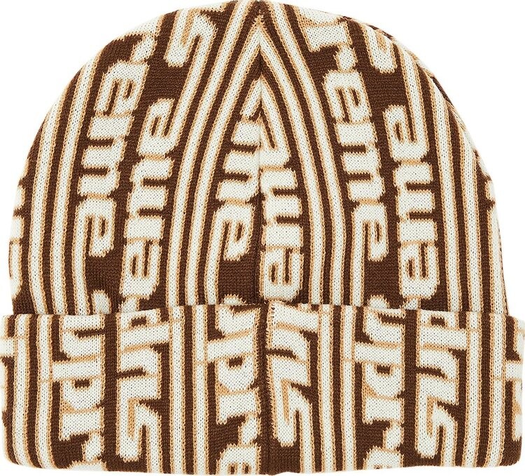 

Шапка Supreme Vertical Logo 'Tan', загар