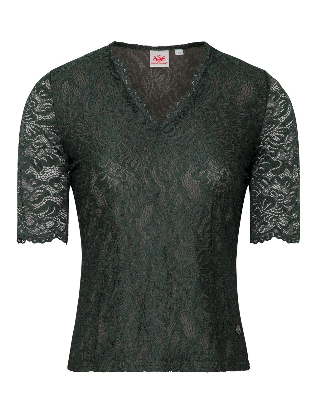 цена Традиционная блузка Spieth & Wensky, зеленый