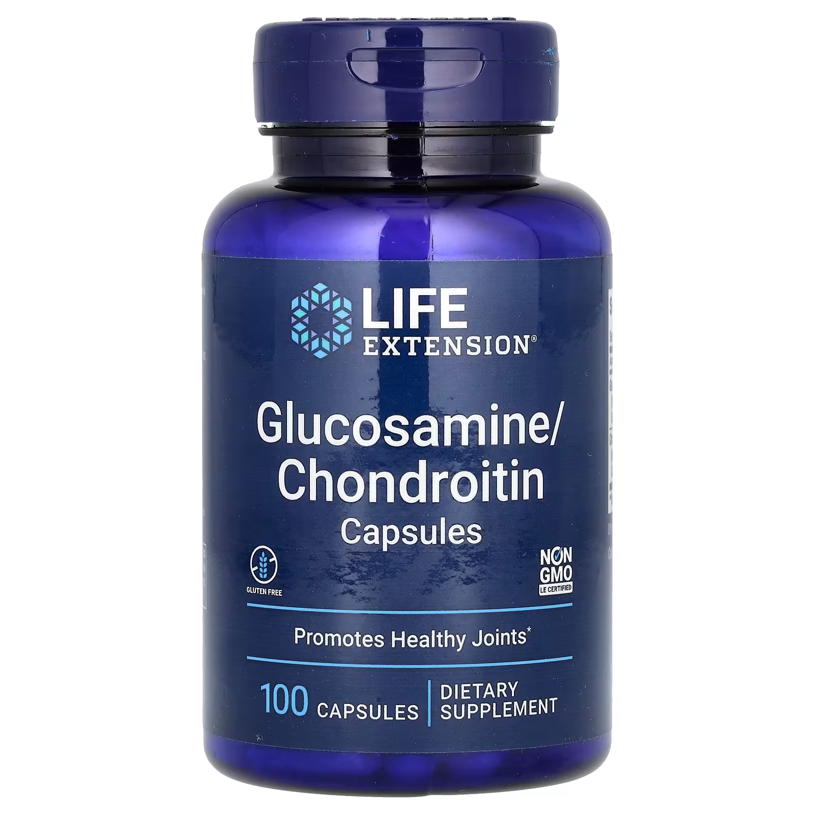 Глюкозамин хондроитин Life Extension, 100 капсул суперселеновый комплекс life extension 100 капсул