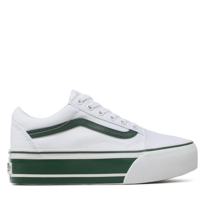 

Кроссовки Vans Old Skool Stac VN0A7Q5MBGN1 Sport Stripes Green/True, белый