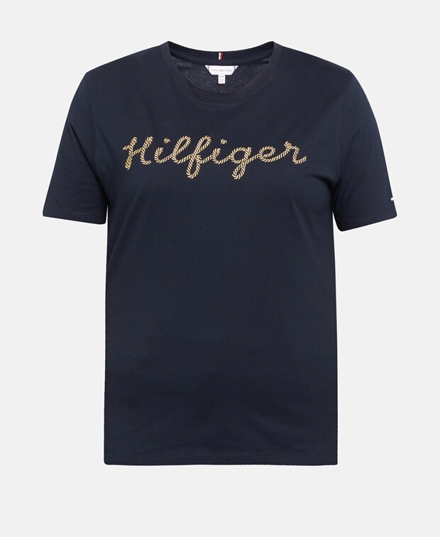 

Футболка Tommy Hilfiger Curve, темно-синий