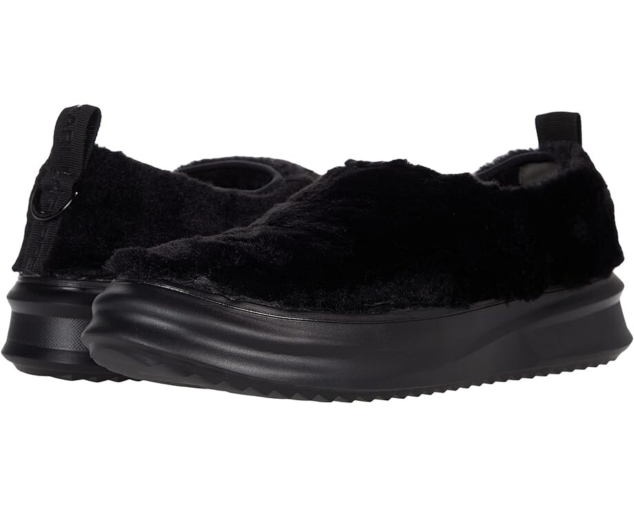 

Кроссовки Karl Lagerfeld Paris Quilted Furry Lined Slipper Sneaker, черный