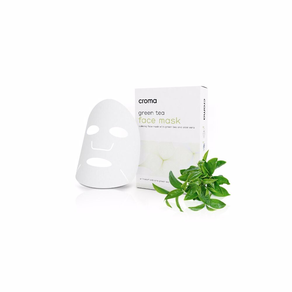 

Маска для лица Mascarilla Facial Calmante Té Verde Y Aloe Vera Croma, 8 шт