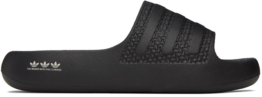 

Черные шлепанцы Adilette Ayoon adidas Originals